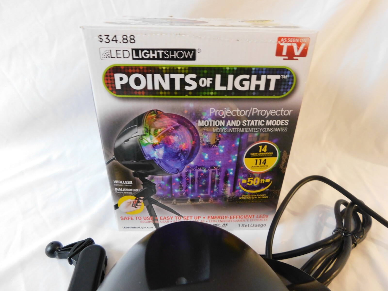 Christmas Lightshow Points of Light Projector with 400 Lights for sale ...