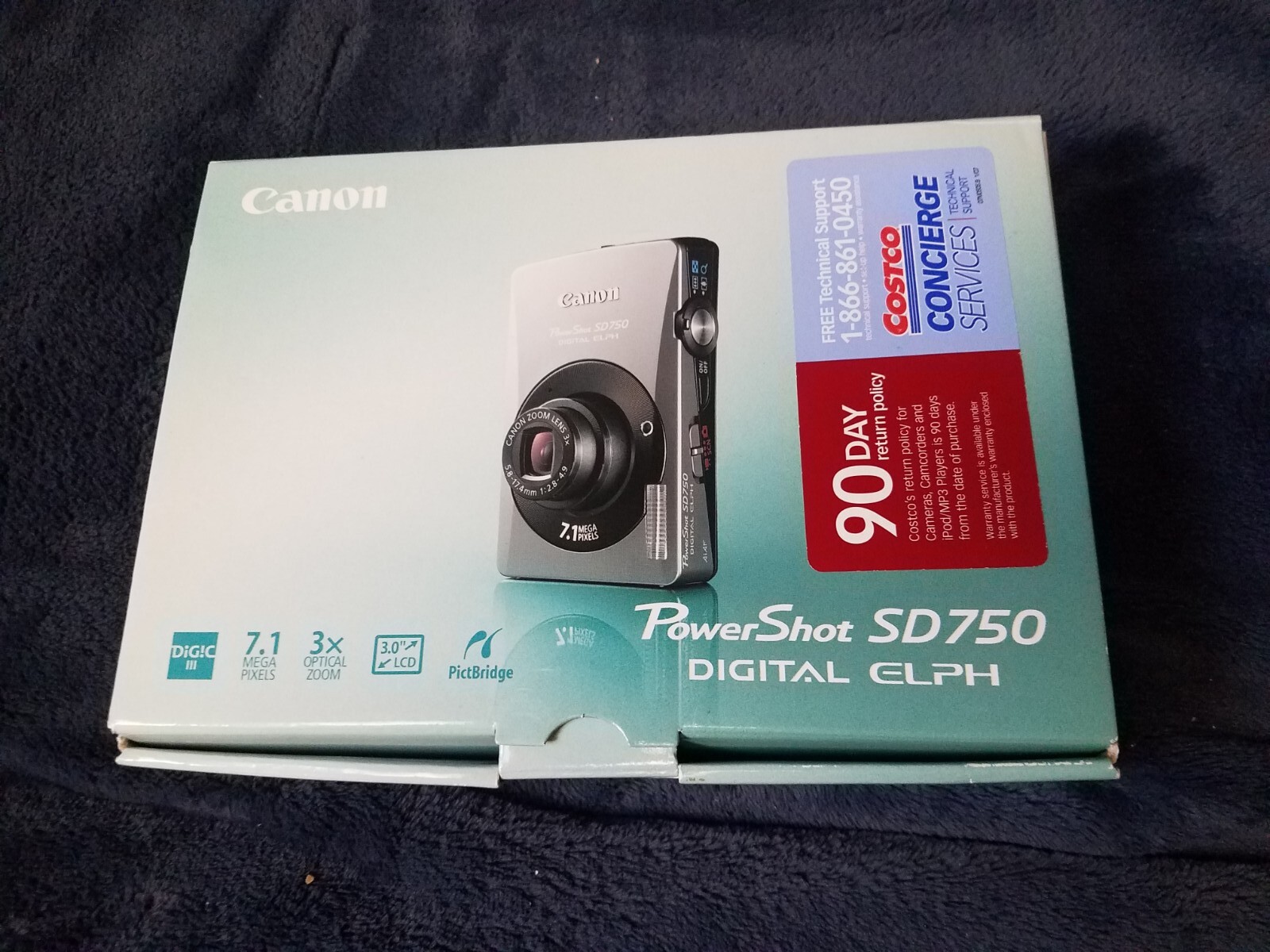 Canon PowerShot Digital ELPH SD750 / Digital IXUS 75 7.1MP Digital Camera -  Silver for sale online | eBay