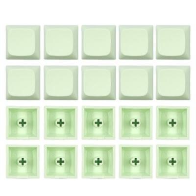 20PCs PBT Blank Keycaps Mechanical Keyboard Installation 1U XDA Profile Key Cap
