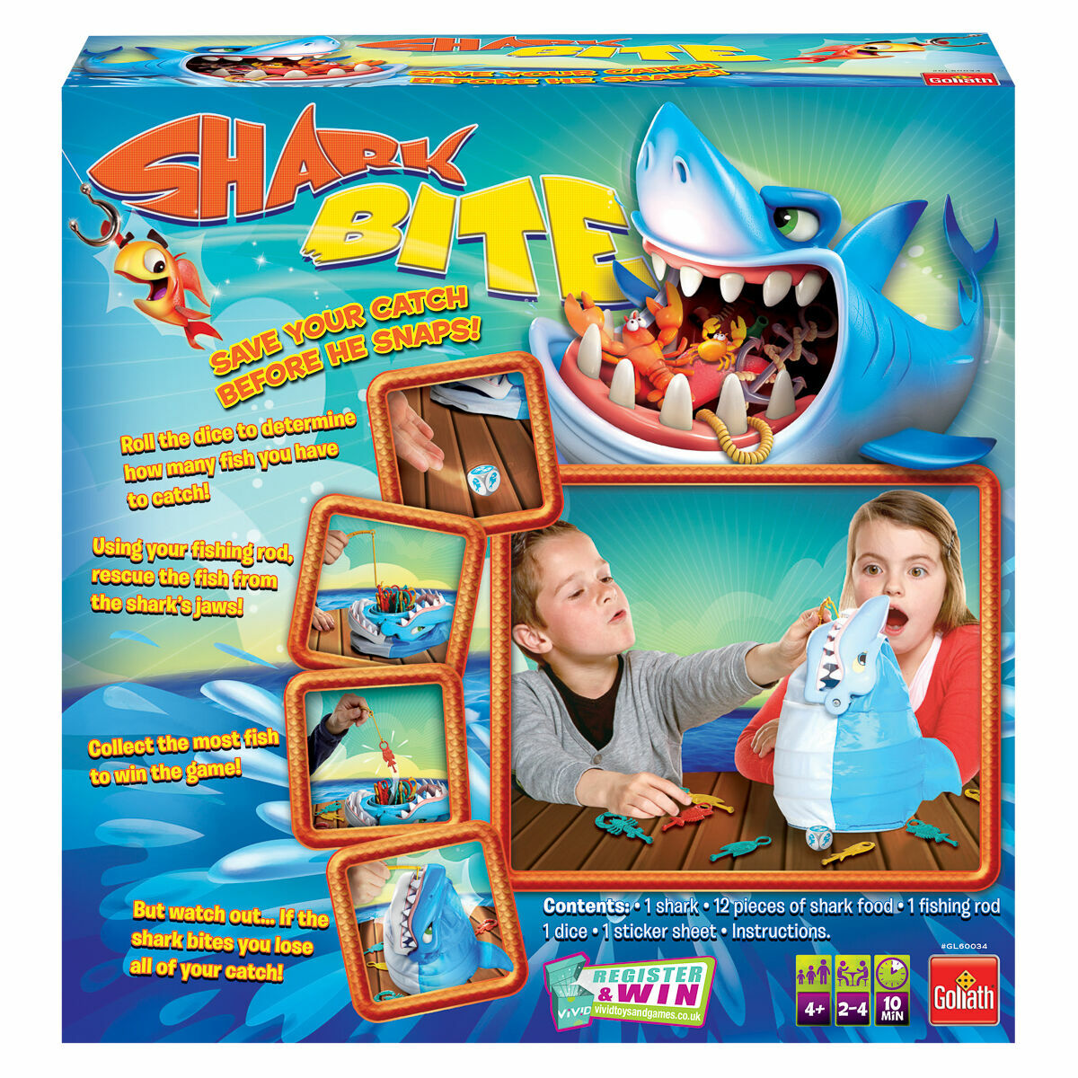 Shark Bite | Fun Family Fishy Challenge Board Game