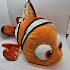 Disney Store Finding Nemo 16 Plush CLOWN FISH Doll Toy Orange Stuffed Animal