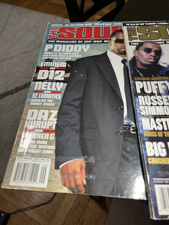 DIDDY  The Source Magazine #113/#120/#144 -  Puff Daddy /Sean Combs 1999-2001 - Image 3 of 4