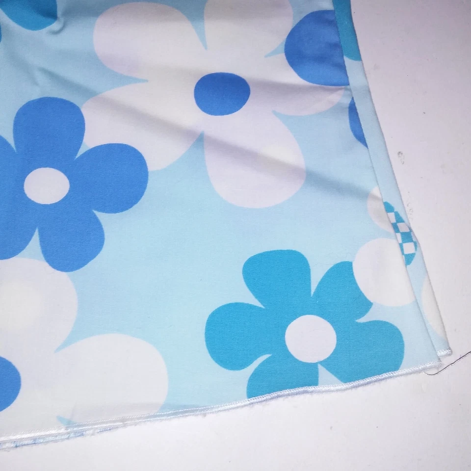 Vintage Speechless Skirt Size 7 Blue White Floral Tiered - Image 4 of 4