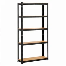 5 Tier Heavy Duty Steel Shelves Storage Rack Adjustable Layers Home Garage USA