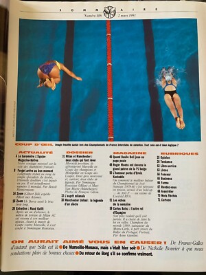L'Equipe Magazine 2 Mars 1991 - Milan AC Vs Olympique De Marseille (Coupe D'Europe)