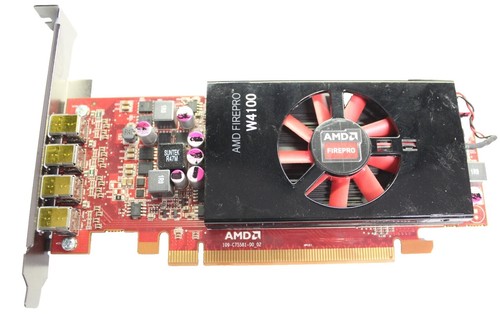 AMD FIREPRO W4100 2G PCIe 2GB GDDR5 4x MDP Video Card 25D14 | eBay