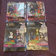 Space Jam Michael Jordan Larry Johnson And Patrick Ewing Lot  All 4  Sealed
