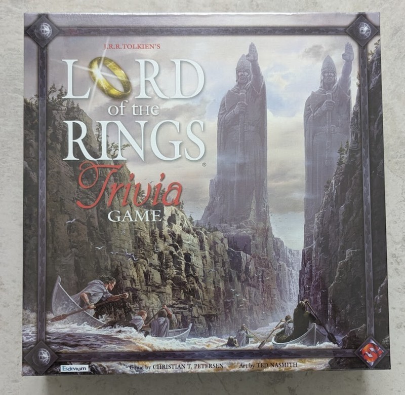 Lord of the Rings Trivia Board Game Esdevium Games 2003 - New -