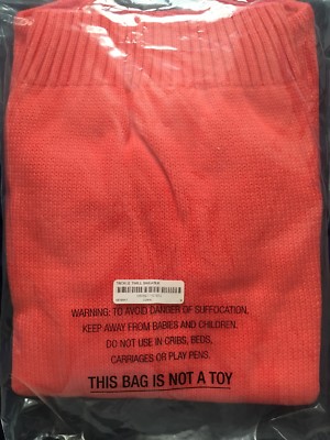 Supreme Tackle Twill Sweater Sz M Coral SS16 Box Logo SS19 | eBay