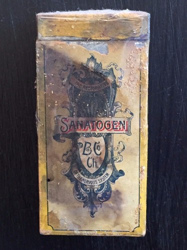 1910 "Sanatogen" Magic Cure All Filled Tin