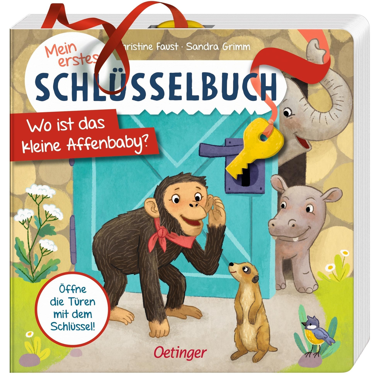Thumbnail - Mein Erstes Schlüsselbuch. Wo Ist Das Kleine Affenbaby? | Sandra Grimm