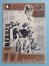 Raymond Bourque Certified Autograph 2004-05 ITG Heroes & Prospect NM-M Very Nice