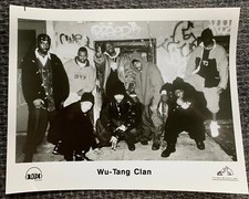 VTG Wu-Tang Clan - Loud Records OG 10 x 8" promo photo SUPER RARE!