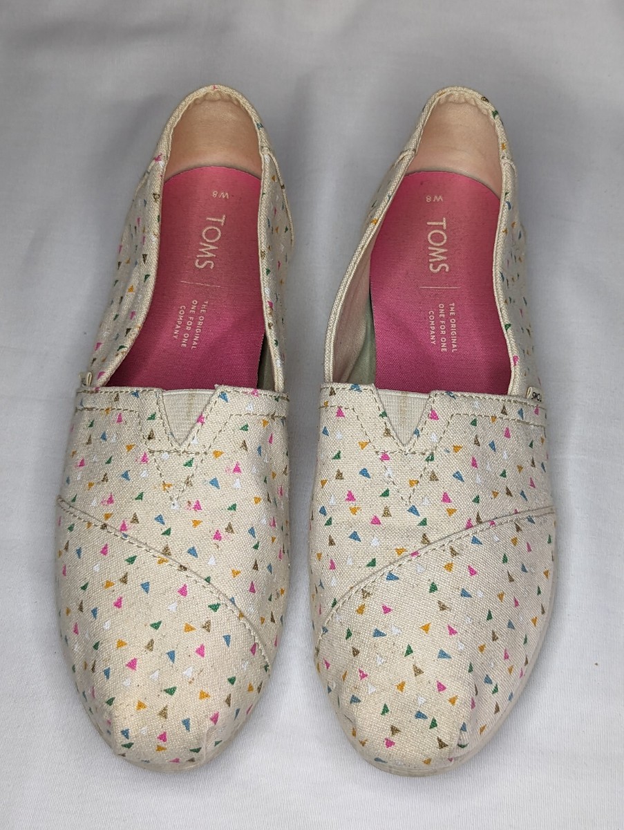 Womens Shoes Toms Cowhide Shoes Girls Toms Youth Sz Flats Shoes