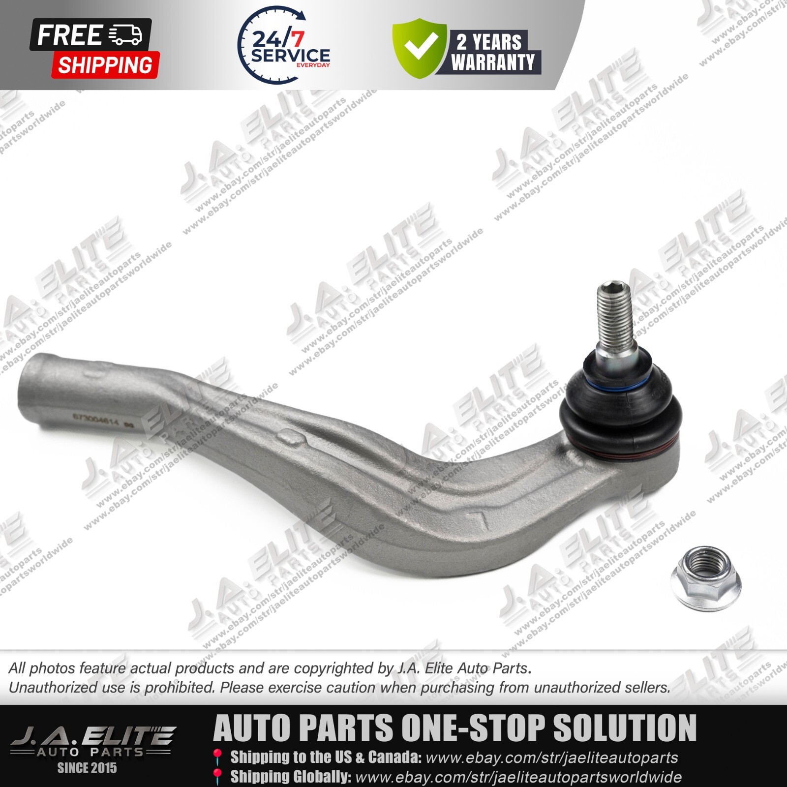 Left Outer Tie Rod End fits Maserati Levante (2017) 673004614