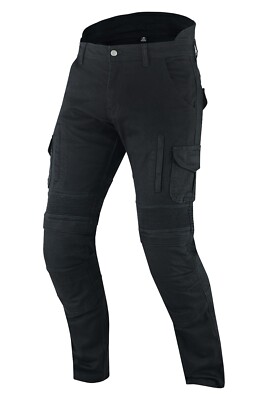 RIDERACT® Mens Motorcycle Riding Jeans Pant Black Reinforced - Foto 9