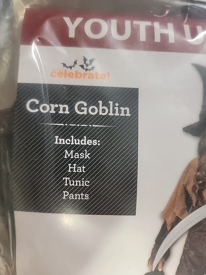 Halloween Unisex Corn Goblin Costume, by Way To Celebrate SIZE 8 - Image 2 of 4