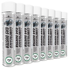 8x AABCOOLING H&O Compressed Gas Duster 750-ml DO CZYSZCZENIA KLAWIATURY