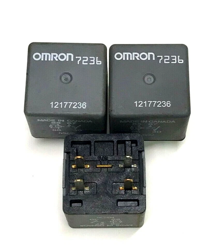 ✓ (Lot of 3) GM Omron 4 Pins Relay 12177236 OEM (7236) | eBay