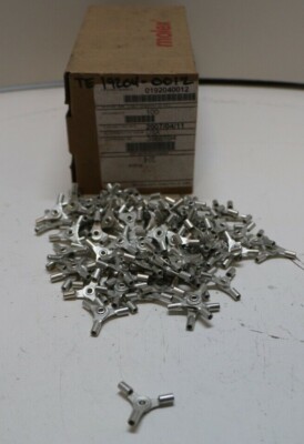 100 Molex 3-Way krimptite connectors 16-14ga wire 0192040012