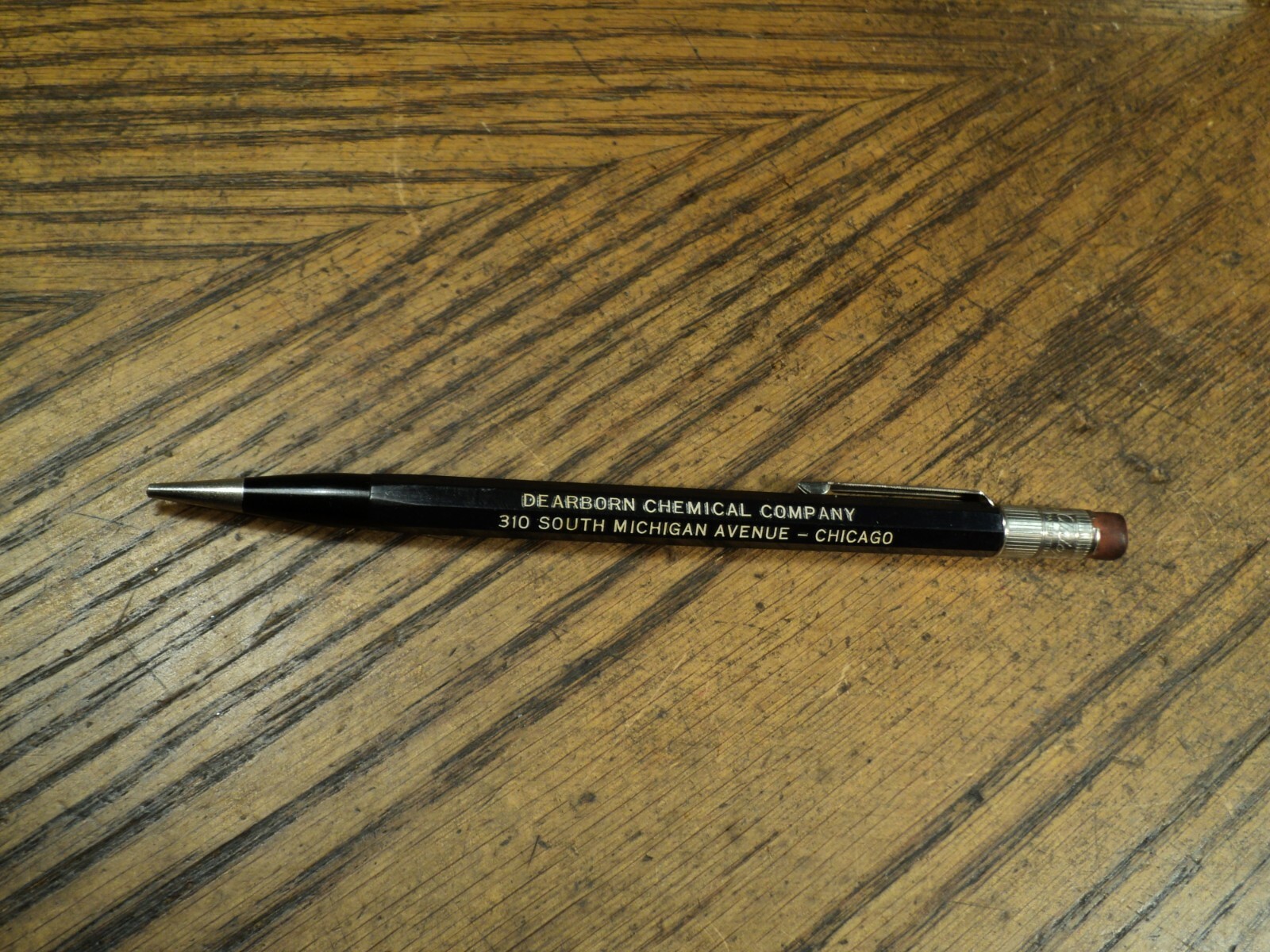Vintage Autopoint Mechanical Pencil Dearborn Chemical Company Chicago 3