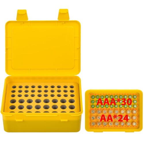 Battery Organizer Storage Box Garage Case Holder For 24* Aa 30* Aaa Batteries b - Picture 4 of 9