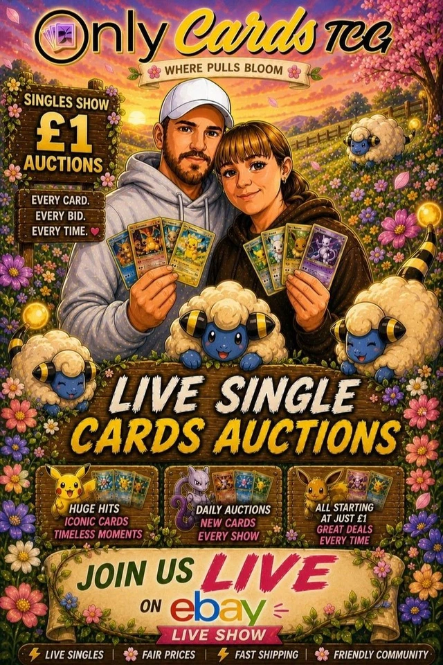 OnlyCardsTCG Pokemon Stream *Singles Stream*
