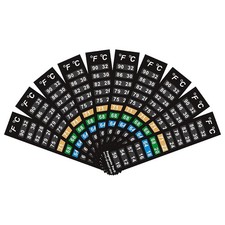 - Stick On Thermometer Strip for Fish Tank, Aquarium Thermometer, Kombucha, B...