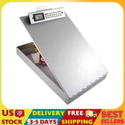 Saunders Recycled Aluminum Redi-Rite Storage Clipboard with Calculator Clip, Let