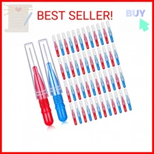 Patelai 50 Counts Braces Brush for Cleaner Interdental Brush Toothpick Dental To