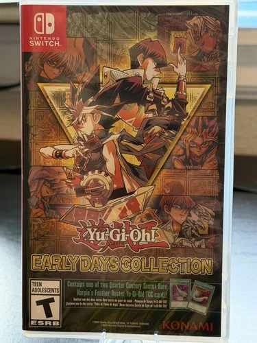 Yu-Gi-Oh Early Days Collection Nintendo Switch Game New w/Card