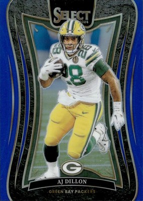 AJ Dillon - 2024 Panini Select Football - Numbered /99 - Suite Level 