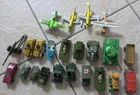 Vintage 1970s 23 x Toy Car / Aircraft Matchbox Superfast Battlekings Dinky Corgi