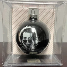 Santa's Rock Shop Jerry Garcia Grateful Dead Black Christmas Ornament!