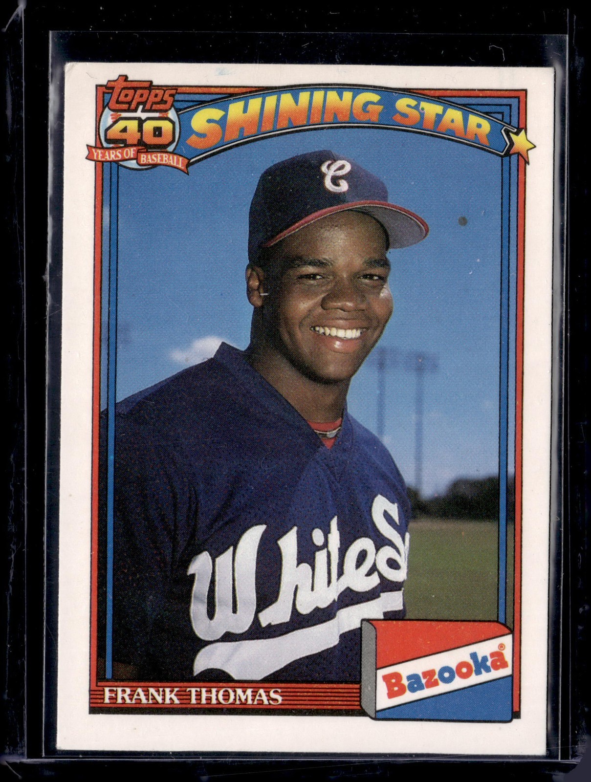 1991 Topps Bazooka Shining Stars #7 Frank Thomas