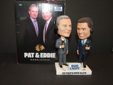Chicago Blackhawks PAT FOLEY AND EDDIE OLCZYK Bobblehead SGA Bud Light