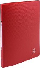 EXACOMPTA Ringbuch PP 2-Ring Mechanik DIN A4 rot