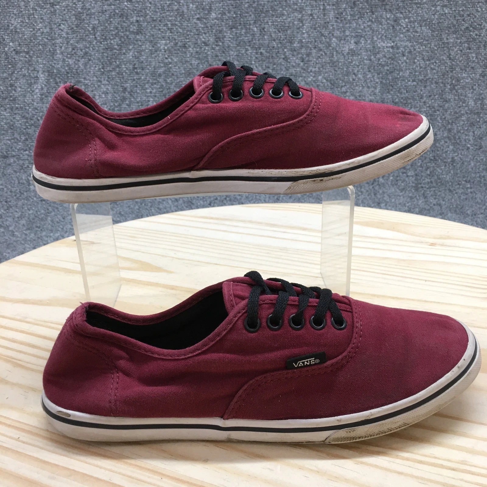 Scarpe Vans donna 7 5 sneakers marrone stringate casual punta tonda comode