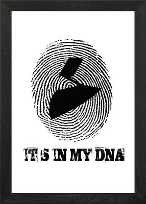 Walls Its In My DNA Gerahmtes Wandbild Poster Leinwanddruck Bild
