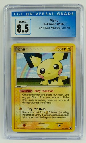 Pichu graded CGC 8.5 for sale on eBay