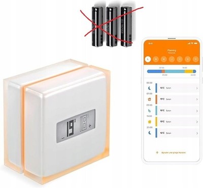 X10 Intelligentes und energiesparendes WLAN-Thermostat Netatmo NTH01-AMZ