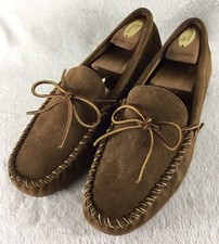 Polo Ralph Lauren Wyson So DRV Moc Driving Loafer Mens 10 D Brown Suede Leather