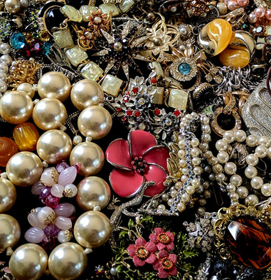 Huge Estate Jewelry Lot 150+ Pc 6.5+ Lb All Wearable Antique to Now Many Signed