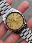 MINT Vintage Seiko 5 Gold Sunburst Dial 21J Automatic 7S26 Mens Japan Made Watch