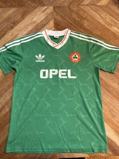 Adidas Ireland 90 92 Home Football Jersey Shirt Size Large Vintage