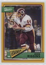 2018 Panini Classics Legends Timeless Tributes Gold 19/99 John Riggins HOF 17hq