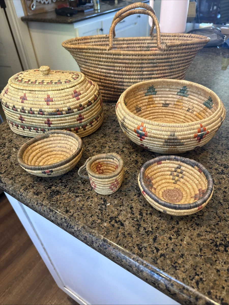 Eskimo Basket Indiana US Native American Baskets (1935-Now) for