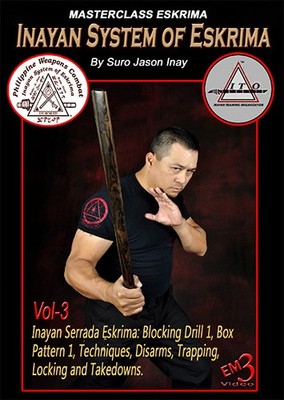 Inayan System of Eskrima Vol.3 DVD Suro Jason Inay - Inayan Serrada Escrima