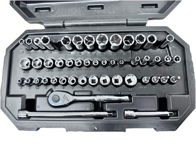 #ad #ad Husky 1 4 in. Drive Mechanics Tool Set 50 Piece MISSING $39.99