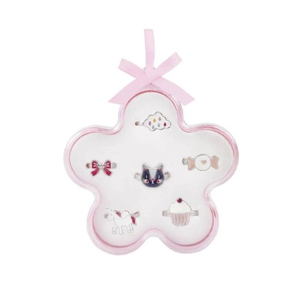 Ring Set Kinder Kinderringe Schmuck MäDchen Accessoire-image